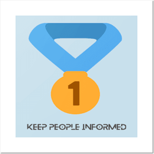 KPI - Keep people informed Posters and Art